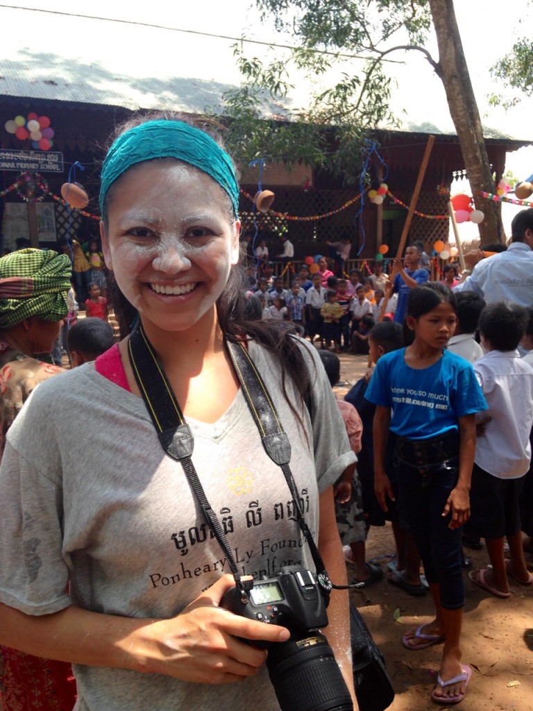 Baby powder Khmer New Year Lucid PRactice Danielle Cambodia Siem Reap